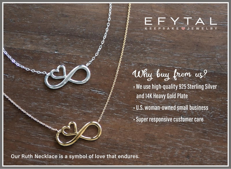 EFYTAL Mother Daughter Necklace, Mother's Day Gifts for Mom from Daughter, Sterling Silver Mom Necklace for Women, Sentimental Gift - Image 2